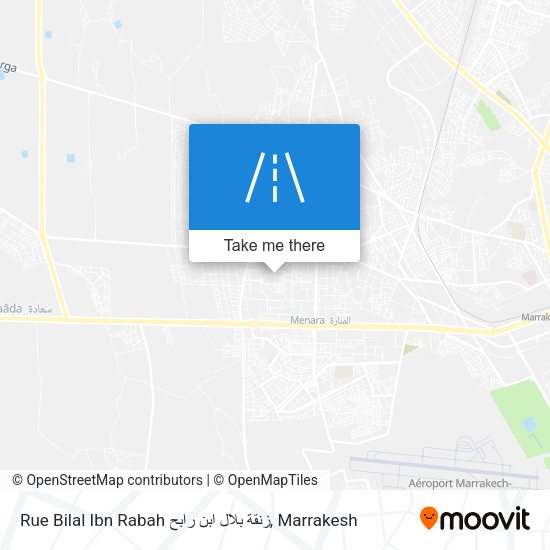 Rue Bilal Ibn Rabah زنقة بلال ابن رابح map