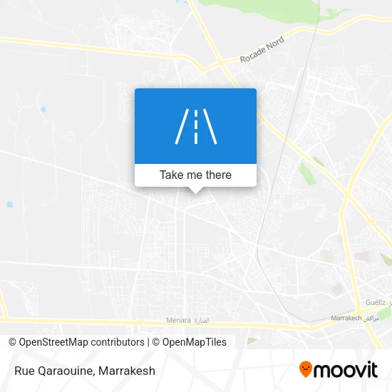 Rue Qaraouine map