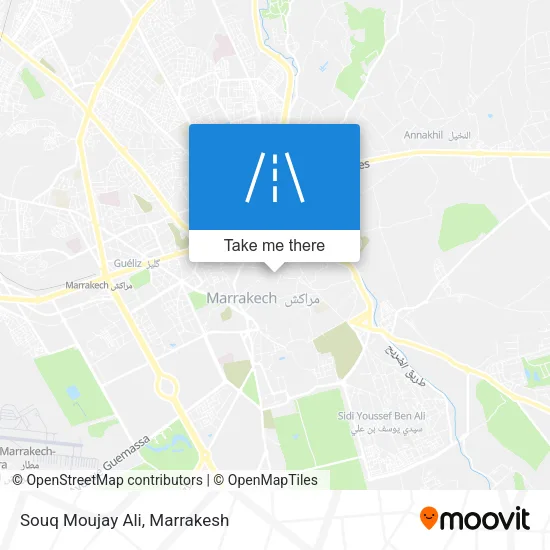Souq Moujay Ali map