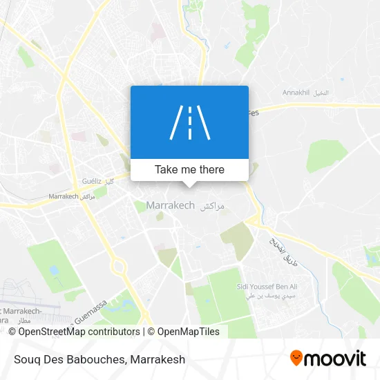 Souq Des Babouches map
