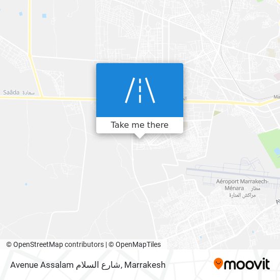 Avenue Assalam شارع السلام plan