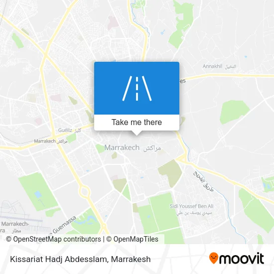 Kissariat Hadj Abdesslam map