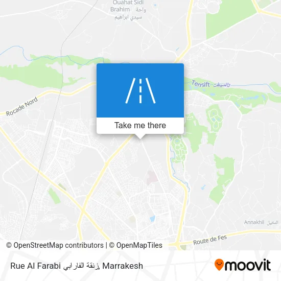 Rue Al Farabi زنقة الفارابي map
