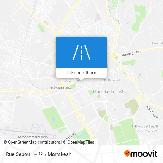 Rue Sebou زنقة سبو map