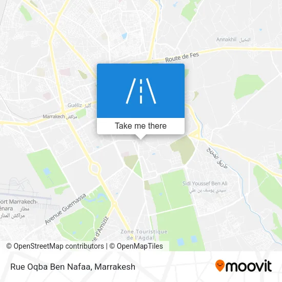 Rue Oqba Ben Nafaa map