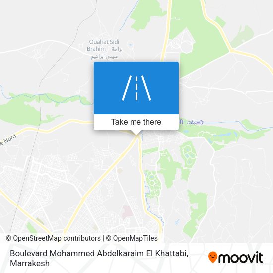 Boulevard Mohammed Abdelkaraim El Khattabi map