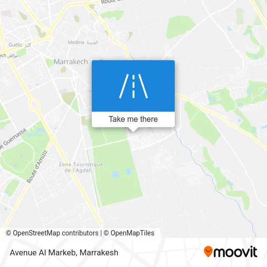 Avenue Al Markeb map