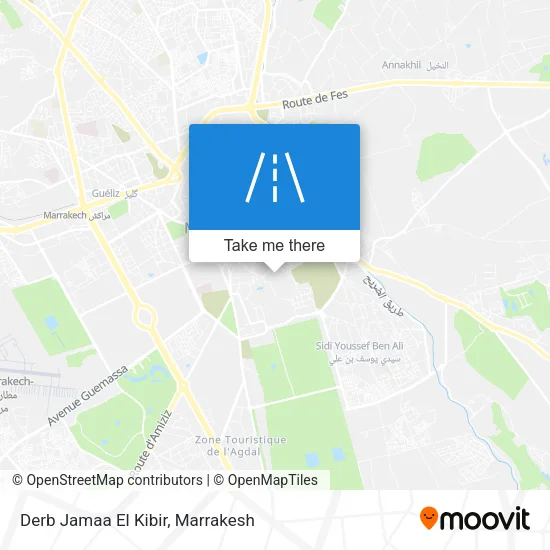 Derb Jamaa El Kibir map