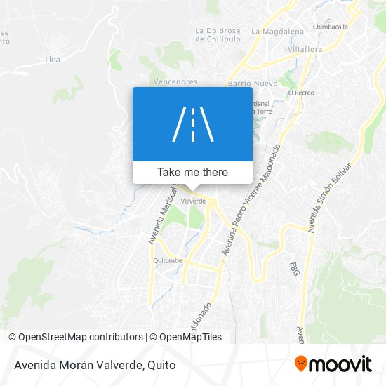 Avenida Morán Valverde map