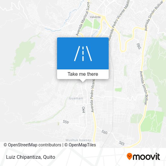 Mapa de Luiz Chipantiza