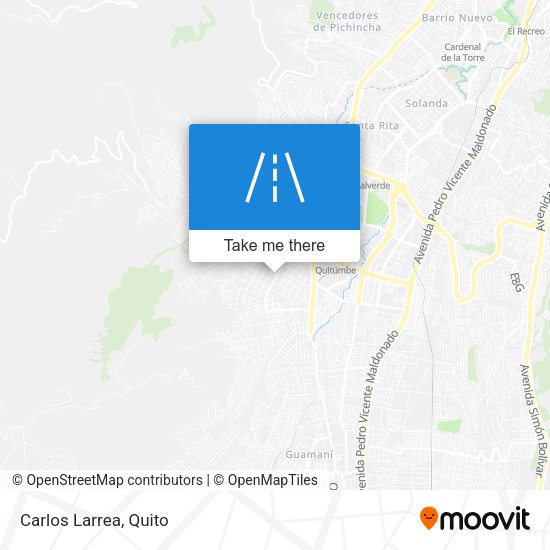 Mapa de Carlos Larrea