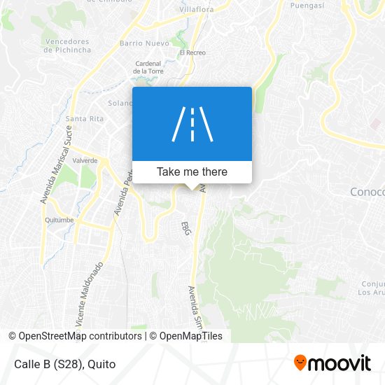 Mapa de Calle B (S28)