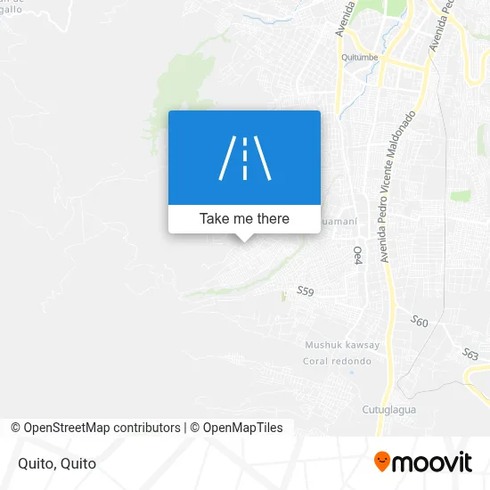 Quito map