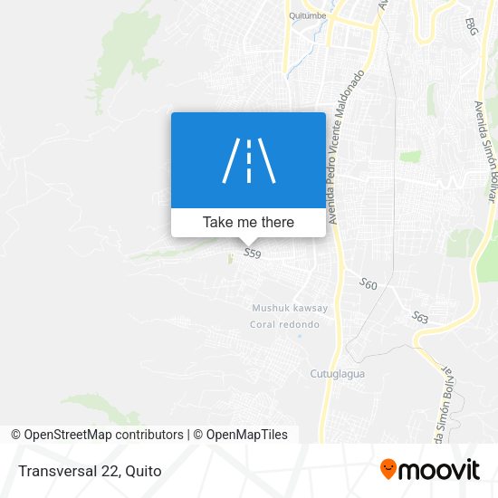 Mapa de Transversal 22