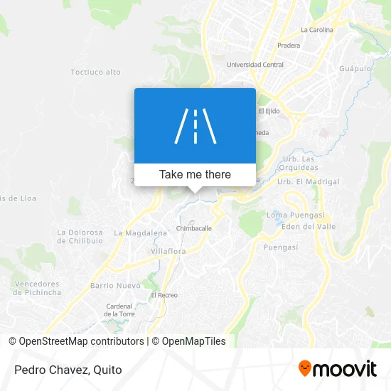 Pedro Chavez map