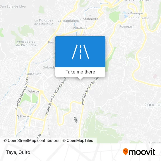 Mapa de Taya