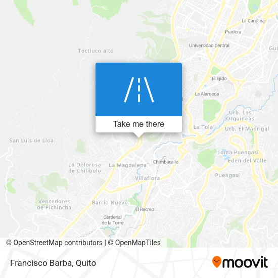 Francisco Barba map