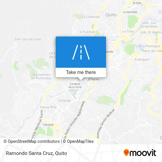 Ramondo Santa Cruz map