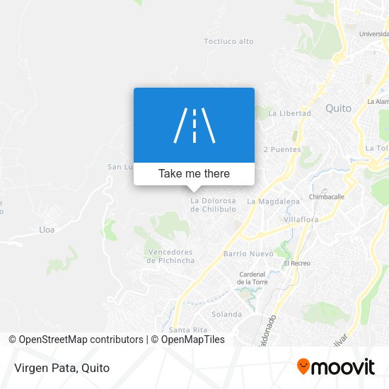 Mapa de Virgen Pata