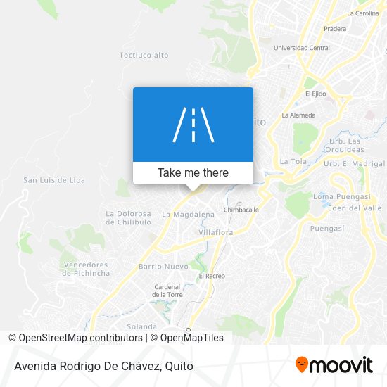 Avenida Rodrigo De Chávez map