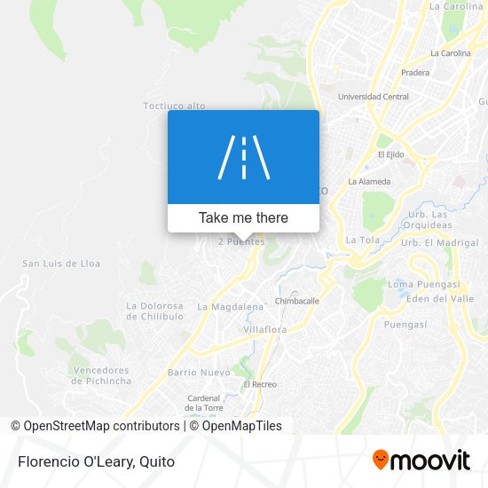 Mapa de Florencio O'Leary