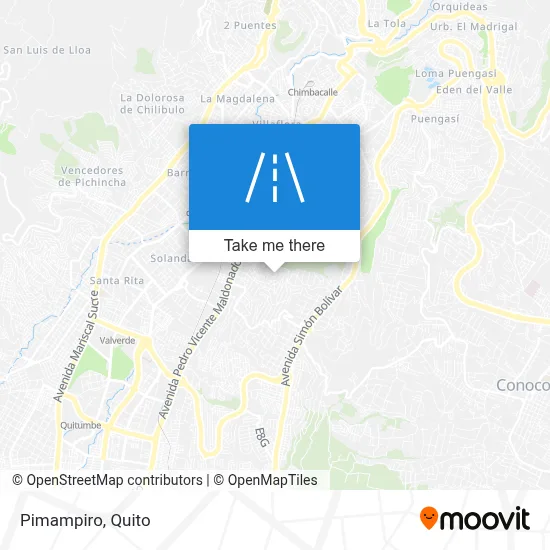 Pimampiro map