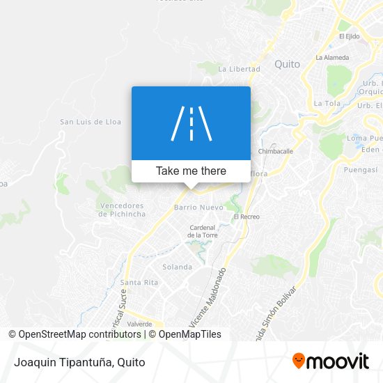 Mapa de Joaquin Tipantuña