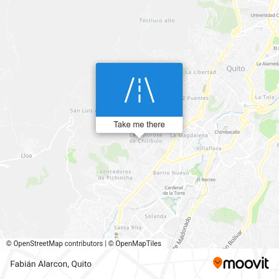 Fabián Alarcon map