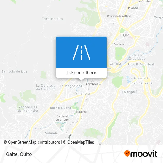 Galte map