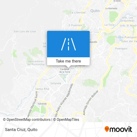 Santa Cruz map