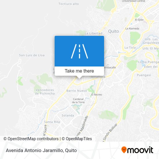 Mapa de Avenida Antonio Jaramillo