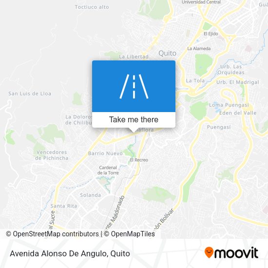 Avenida Alonso De Angulo map
