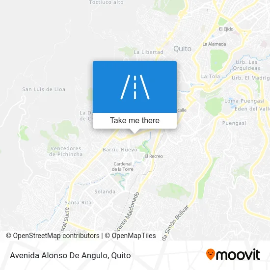 Avenida Alonso De Angulo map