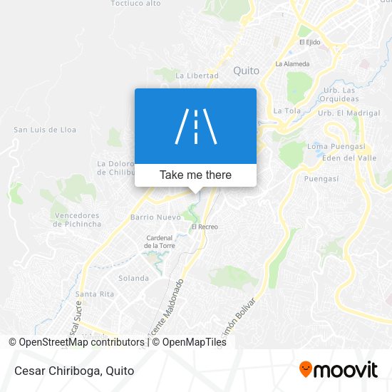 Mapa de Cesar Chiriboga