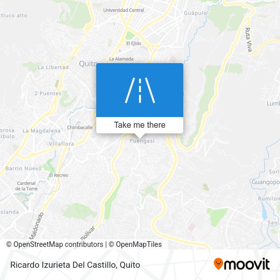 Ricardo Izurieta Del Castillo map