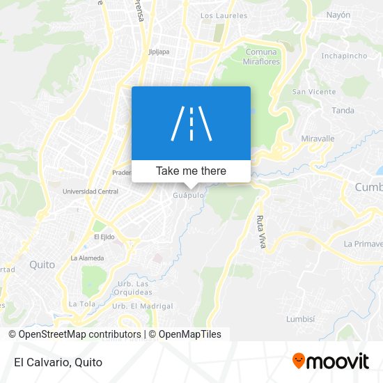 Mapa de El Calvario