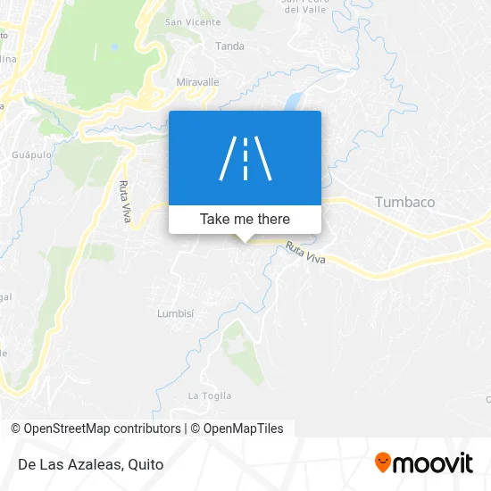 De Las Azaleas map