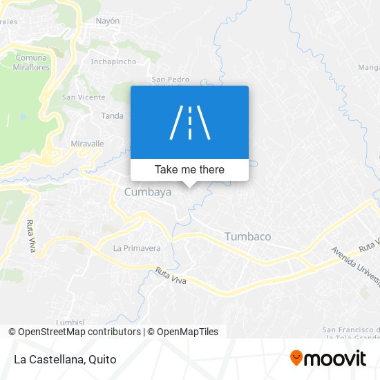 La Castellana map