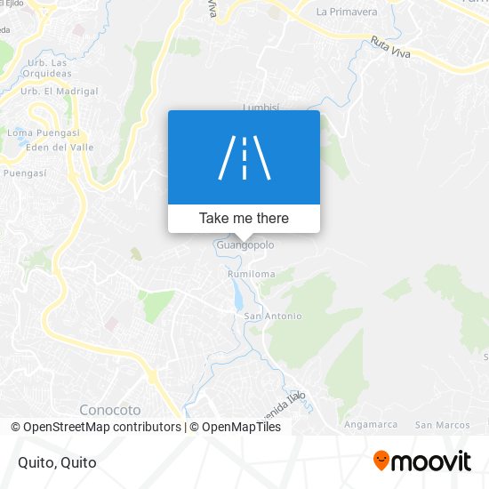 Mapa de Quito