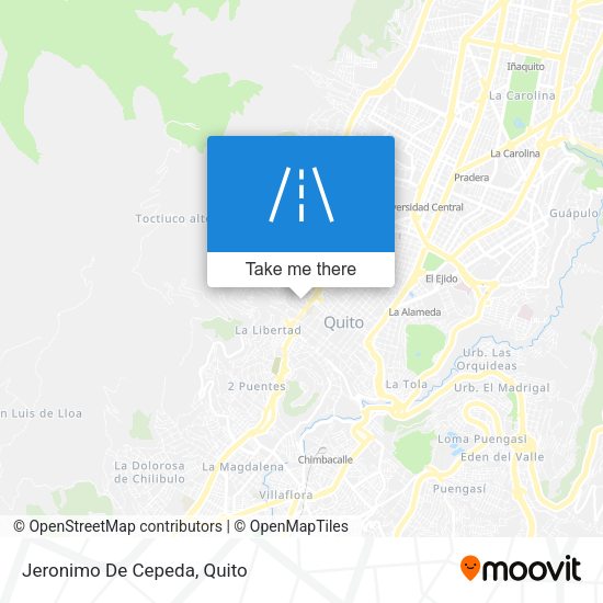 Mapa de Jeronimo De Cepeda
