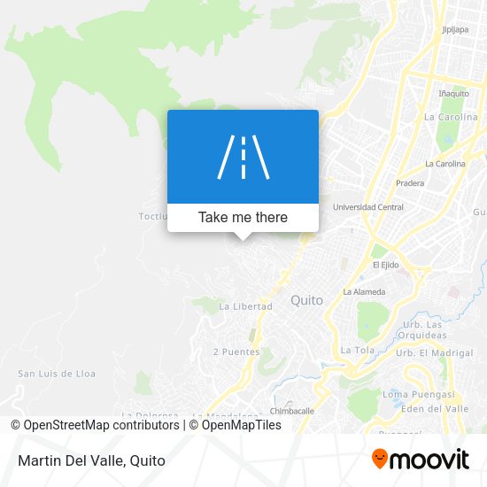 Mapa de Martin Del Valle