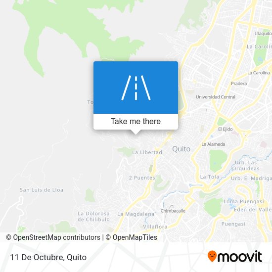 Mapa de 11 De Octubre