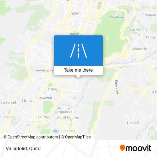 Valladolid map