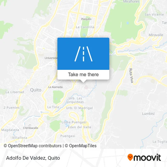 Mapa de Adolfo De Valdez