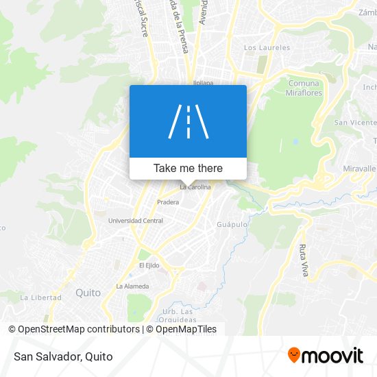 San Salvador map