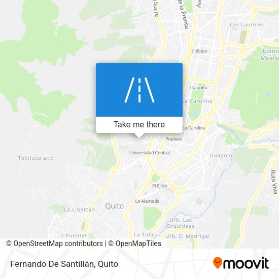 Mapa de Fernando De Santillán