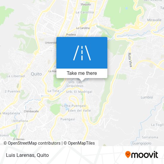 Mapa de Luis Larenas
