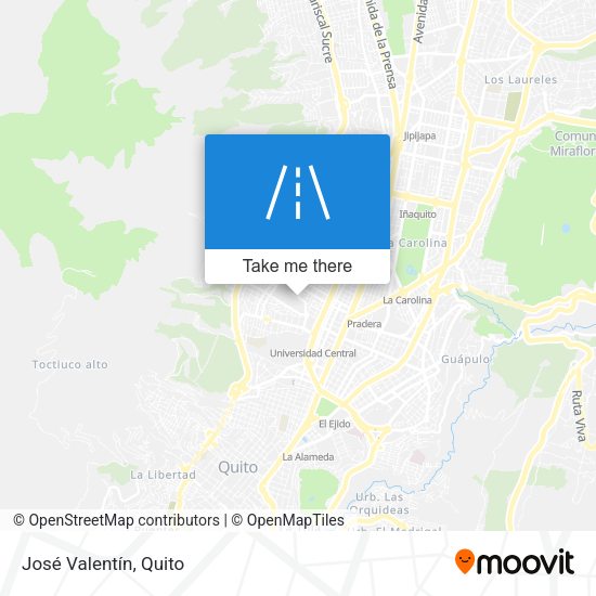 José Valentín map