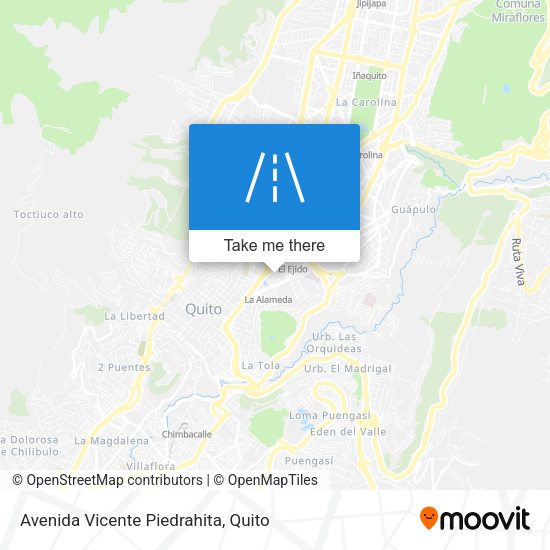 Avenida Vicente Piedrahita map