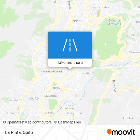 La Pinta map
